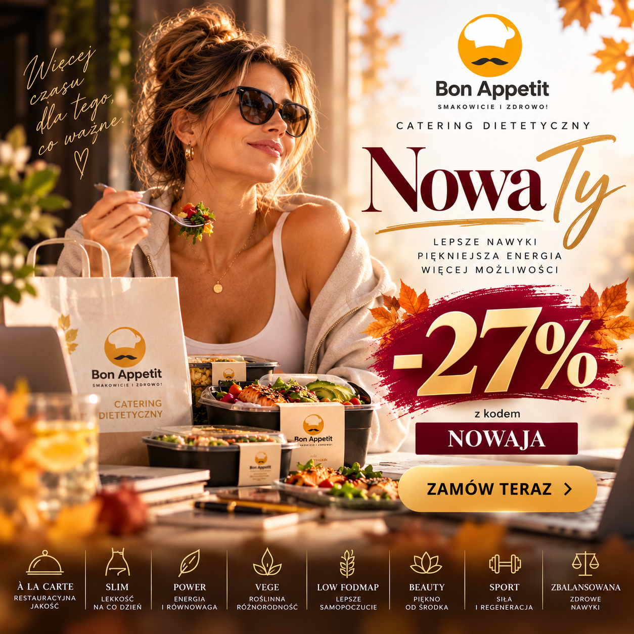 Nowa Ty – catering dietetyczny Bon Appetit -27% z kodem NOWAJA